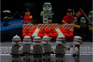 Illustration for article titled Imperial Sportstroopers Invade the Beijing Olympics